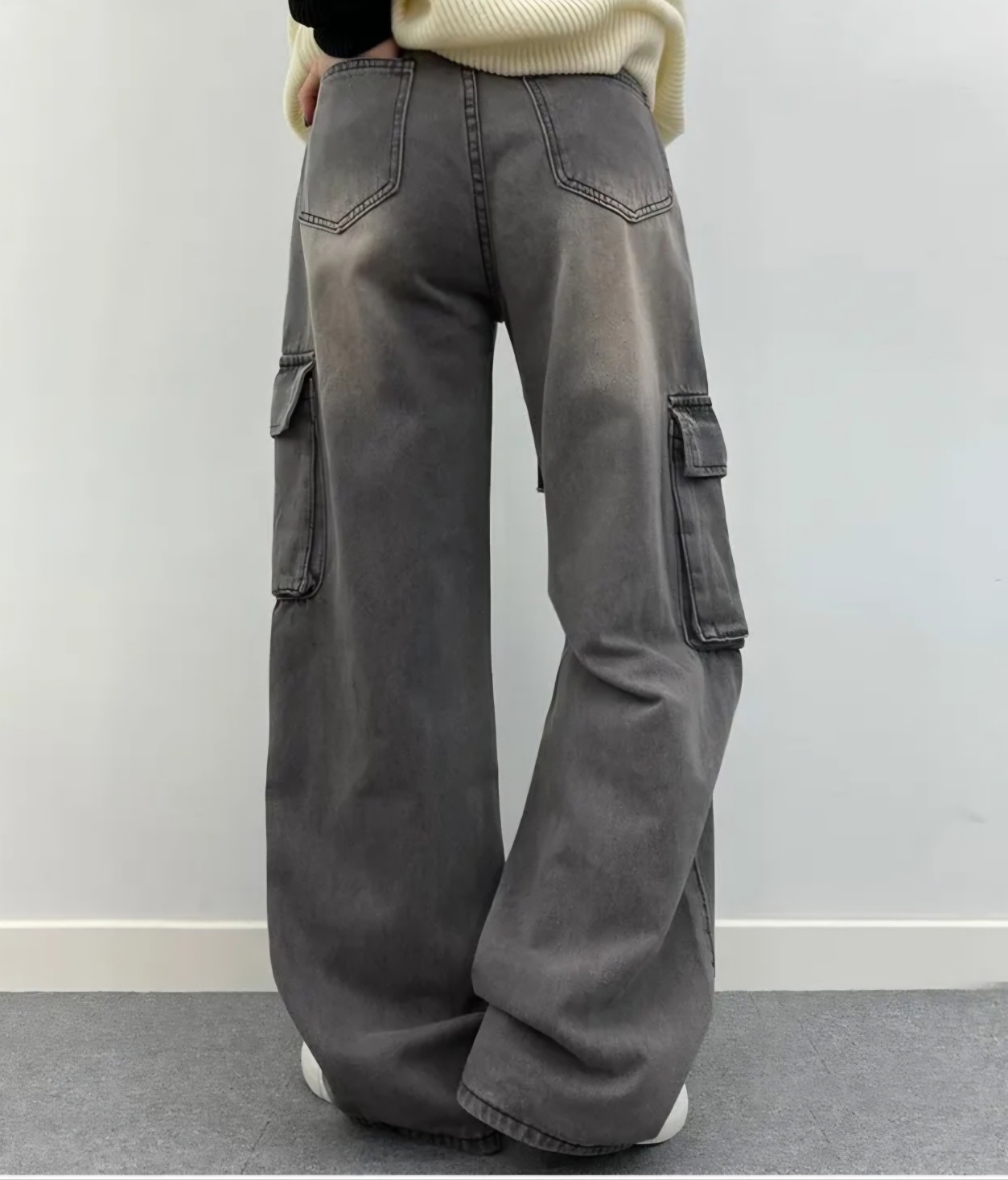 ドロストワイドカーゴデニムパンツ | 詳細画像3