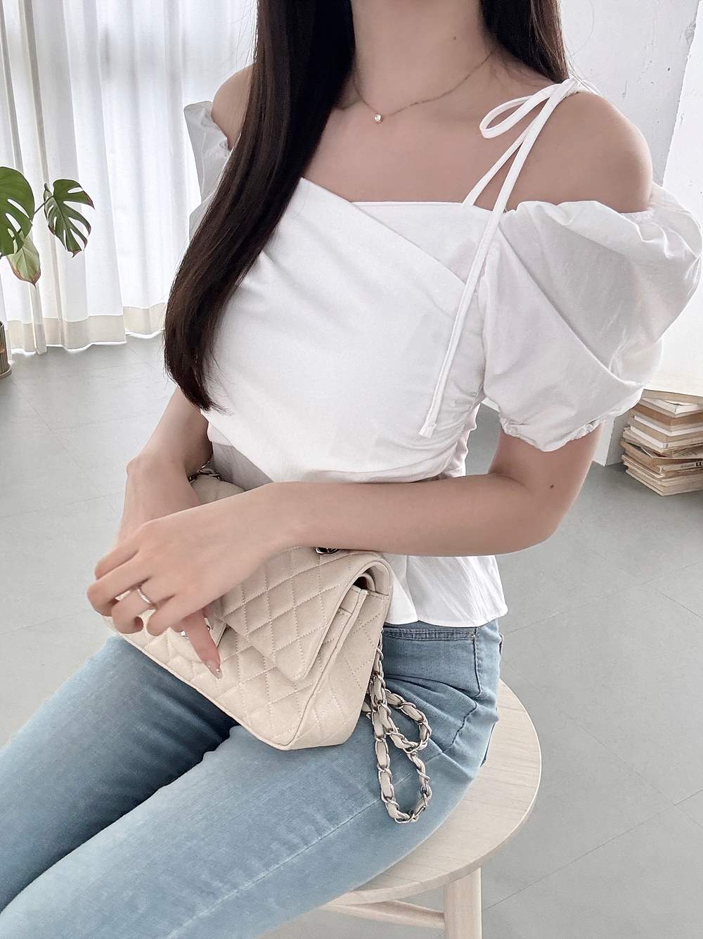 マルチWAYリボンペプラムブラウス | 詳細画像2