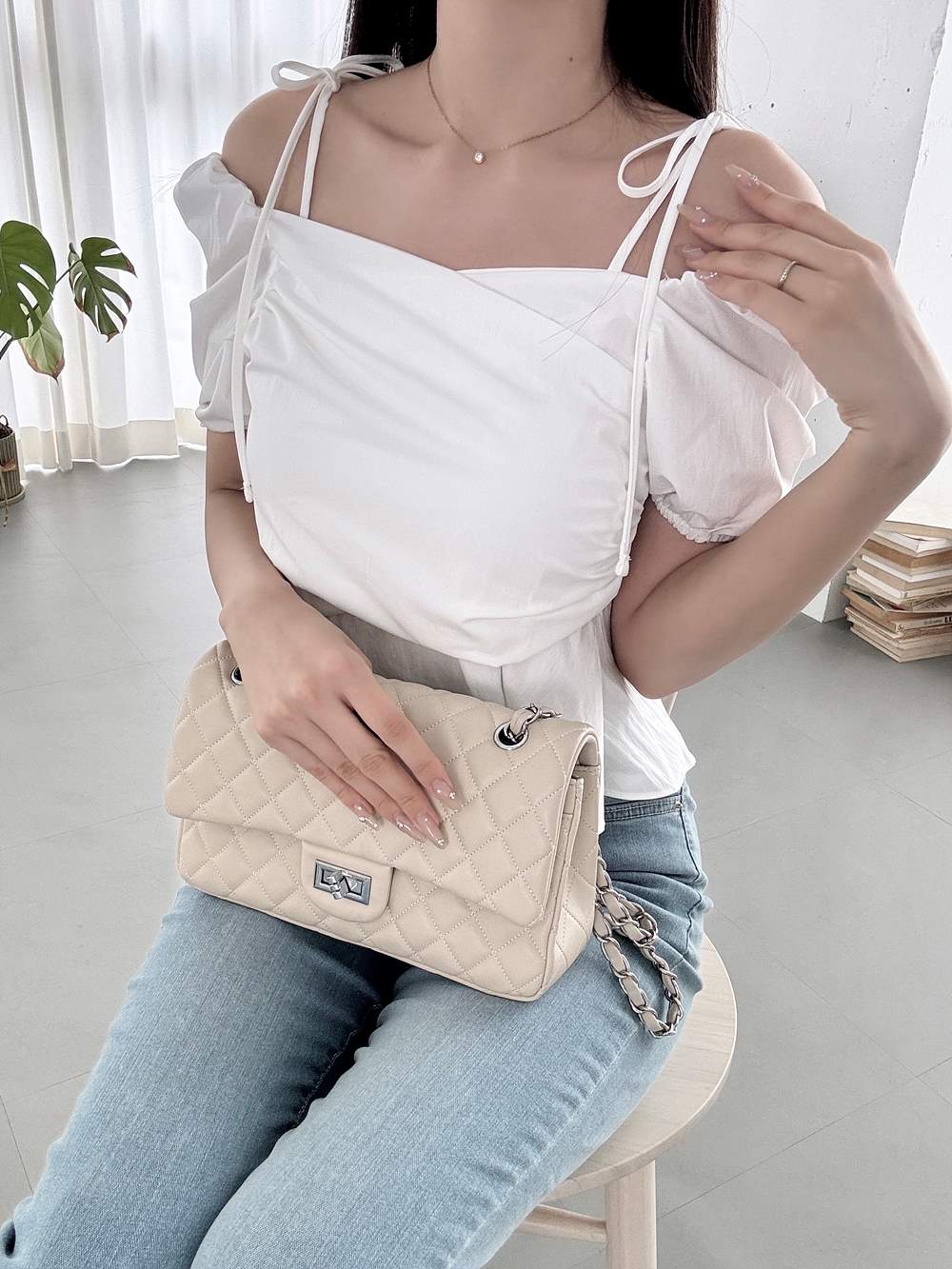 マルチWAYリボンペプラムブラウス | 詳細画像13