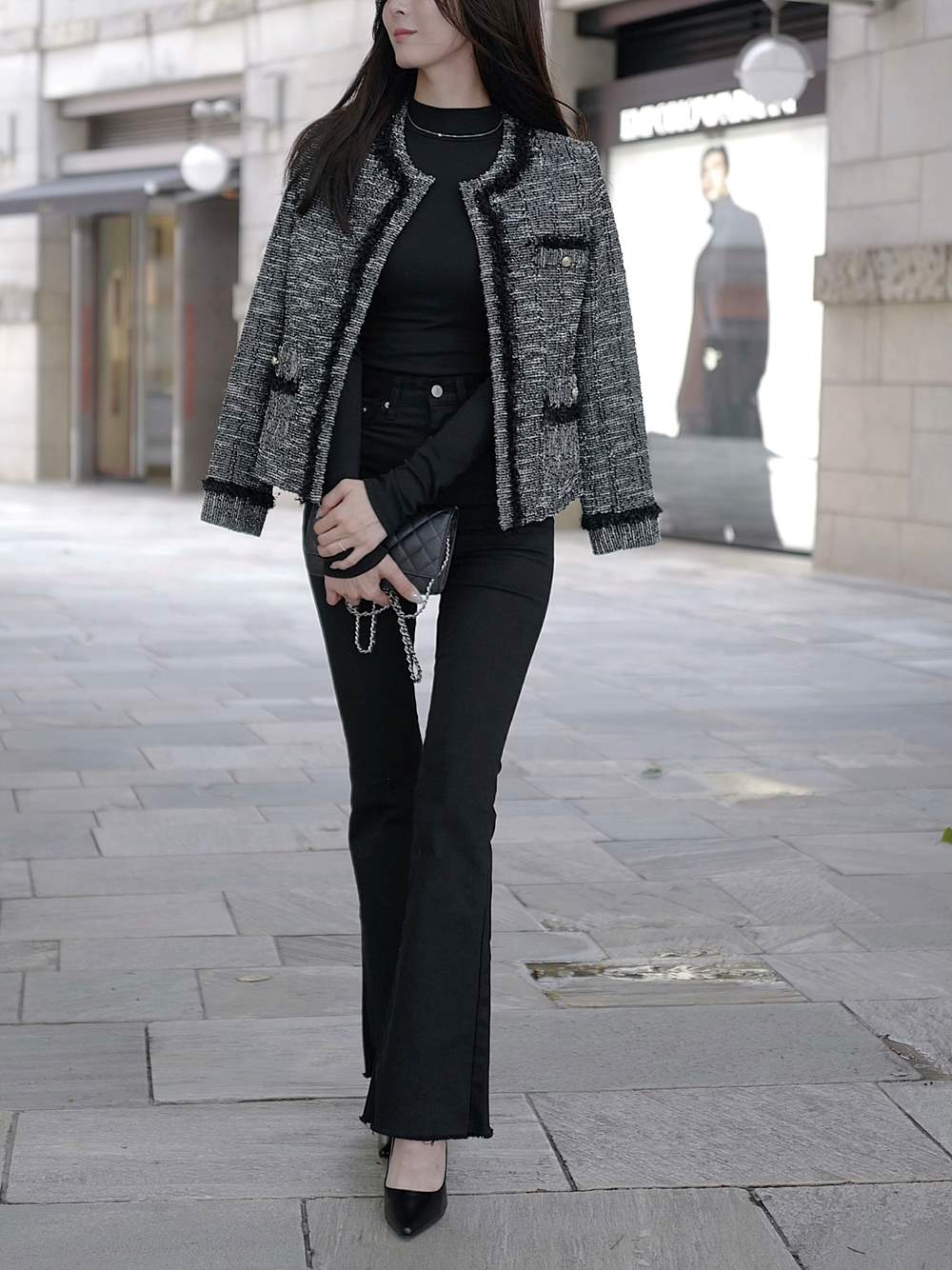 ブラックフレアパンツ | レディースファッション通販 - DHOLIC