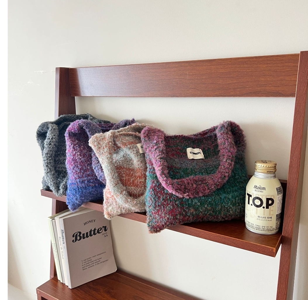 ラベルグラデーションニットトートバッグ | 詳細画像9