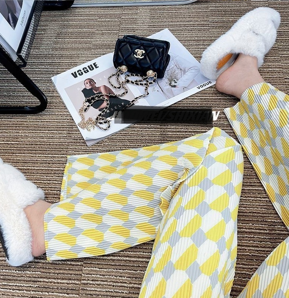 プリーツパターンストレートパンツ | 詳細画像2