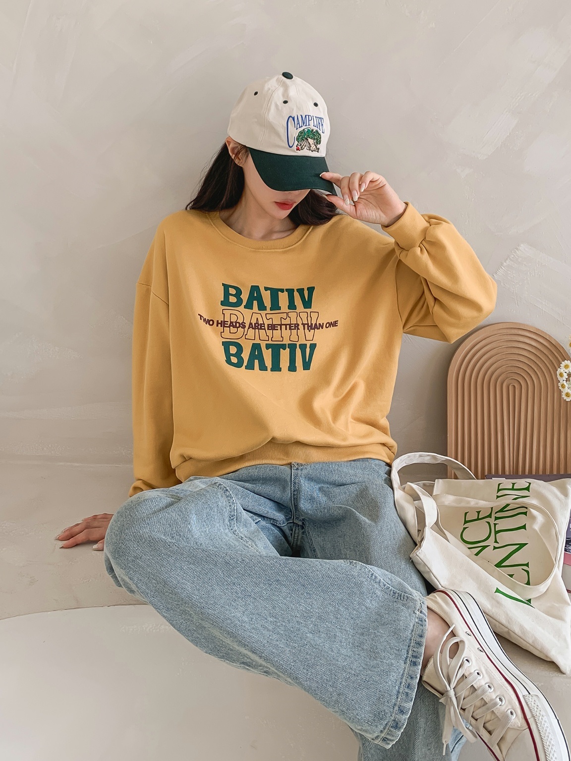 BATIVドロップショルダースウェット | レディースファッション通販