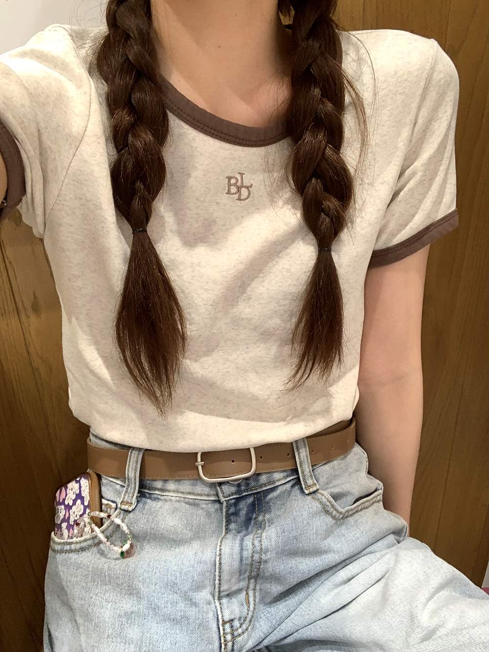 配色ミニロゴ半袖Tシャツ | 詳細画像12