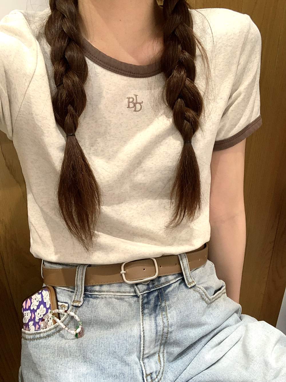 配色ミニロゴ半袖Tシャツ | 詳細画像20