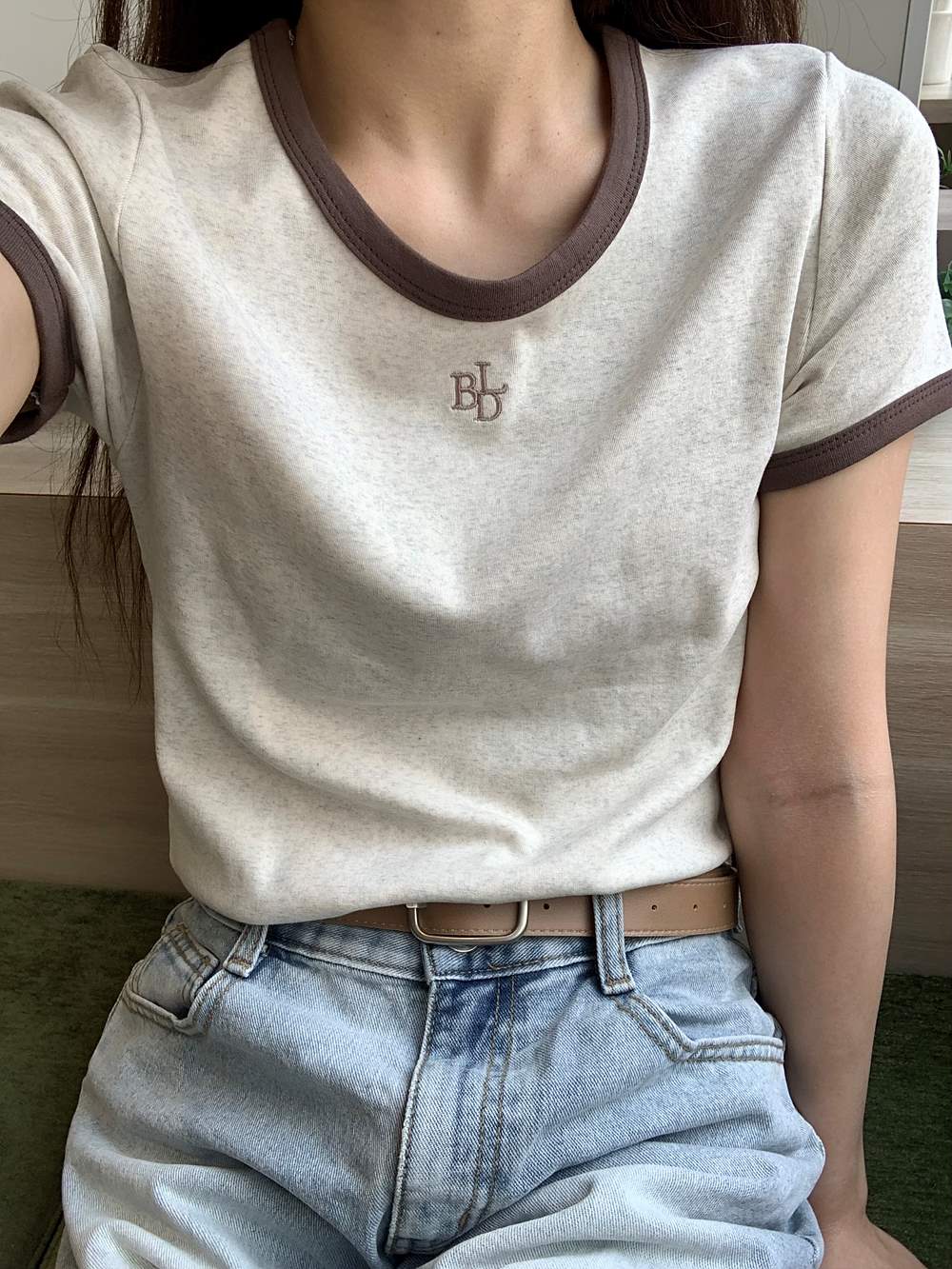配色ミニロゴ半袖Tシャツ | 詳細画像23