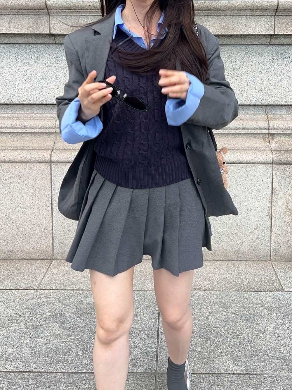 6COLORケーブルニットベスト | 詳細画像12