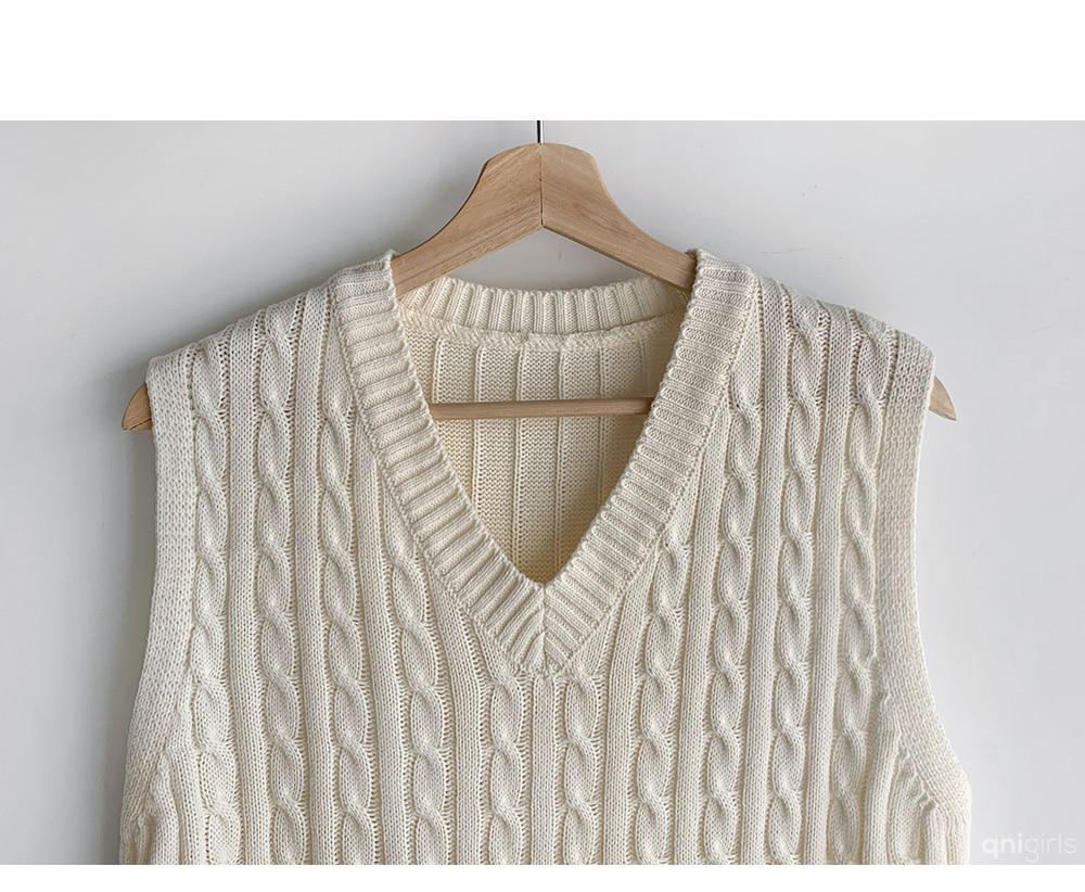 6COLORケーブルニットベスト | 詳細画像45