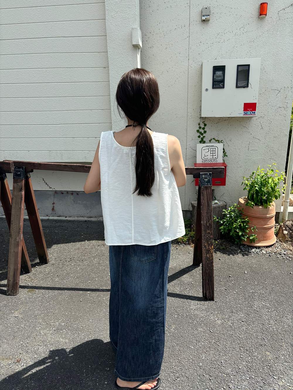 ウエストストリングデニムスカート | 詳細画像19