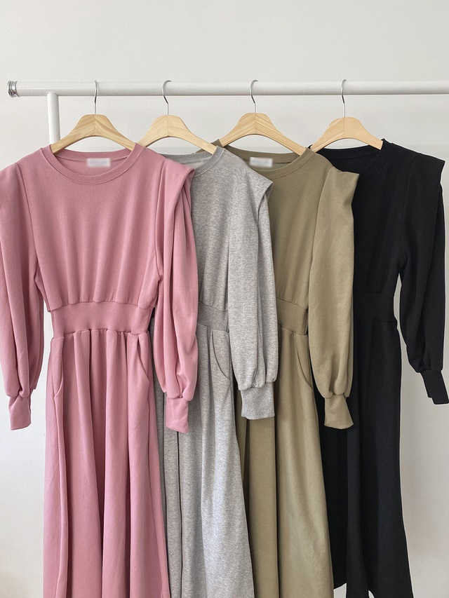 パワショルフレアスウェットワンピース | 詳細画像7