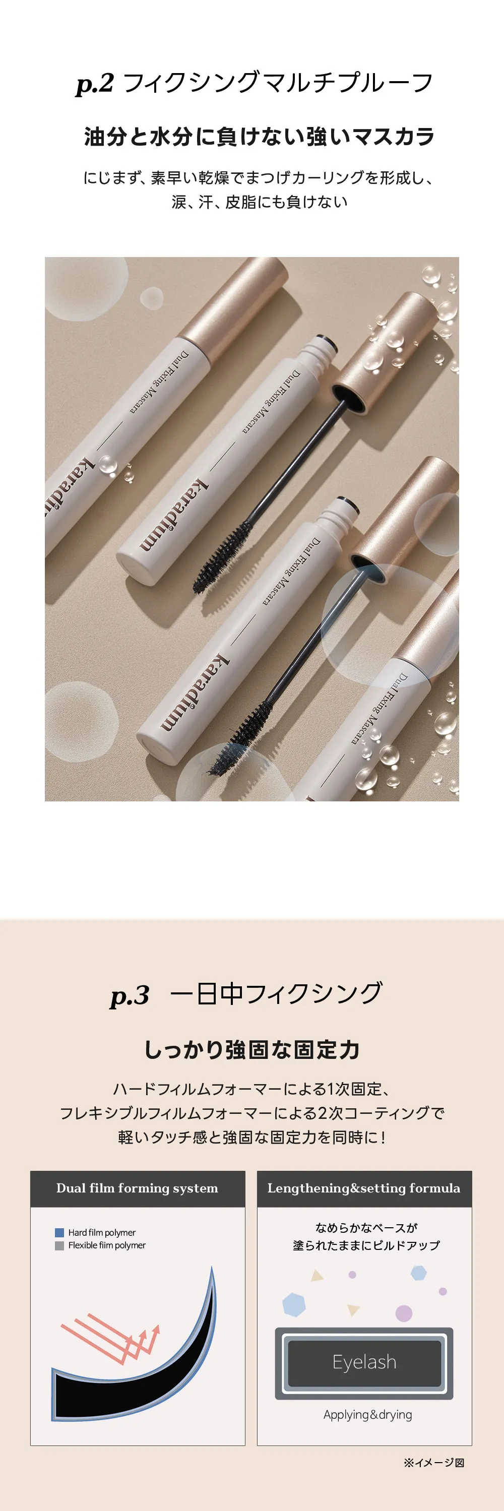 [カラディウム] デュアルフィクシングマスカラ | 詳細画像6