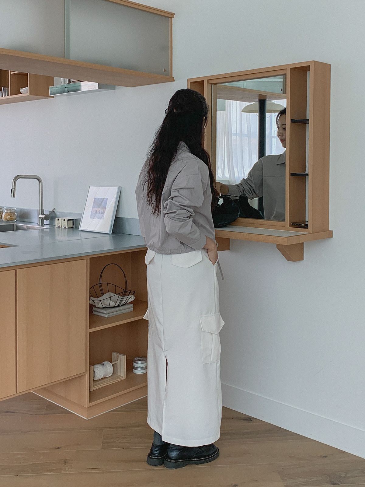 Dカンカーゴバックスリットスカート | 詳細画像4