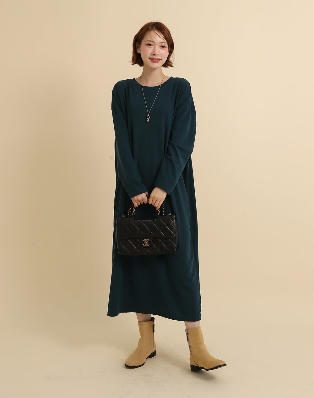 ボクシーTシャツロングワンピース | 詳細画像2