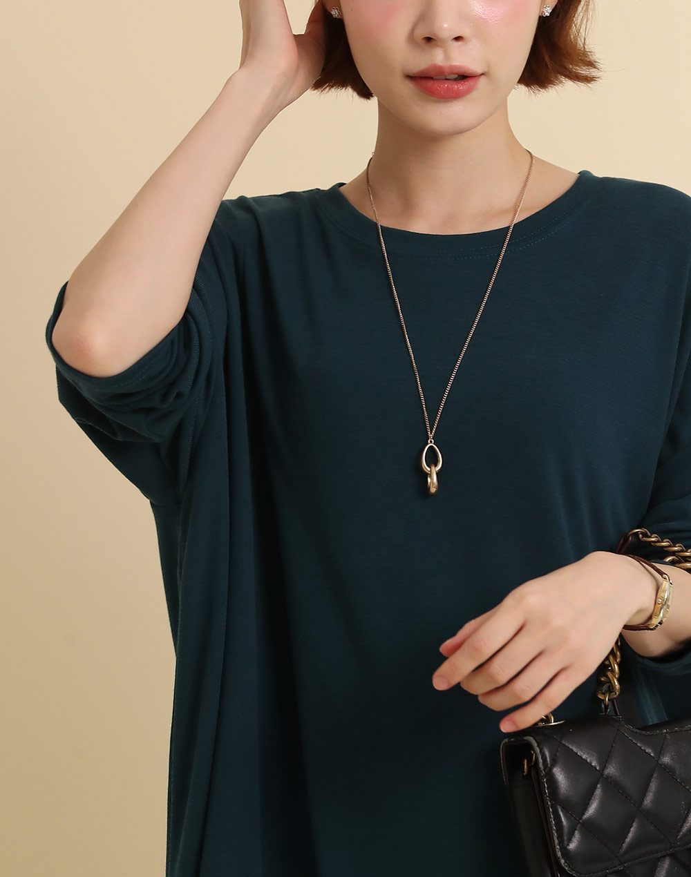 ボクシーTシャツロングワンピース | 詳細画像7