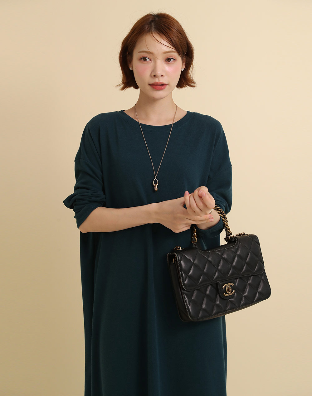 ボクシーTシャツロングワンピース | 詳細画像8