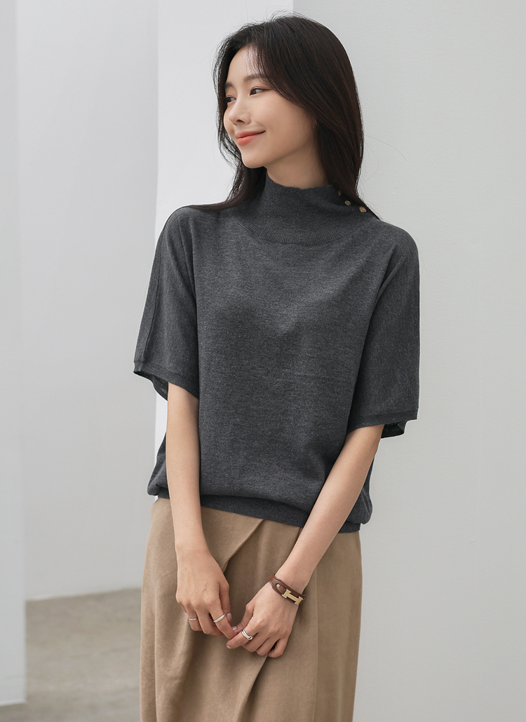 7900□Base on Chic ニットセーター 半袖 カシミア bc07x1 7900□Base on Chic ニットセーター 半袖 カシミア bc07x1