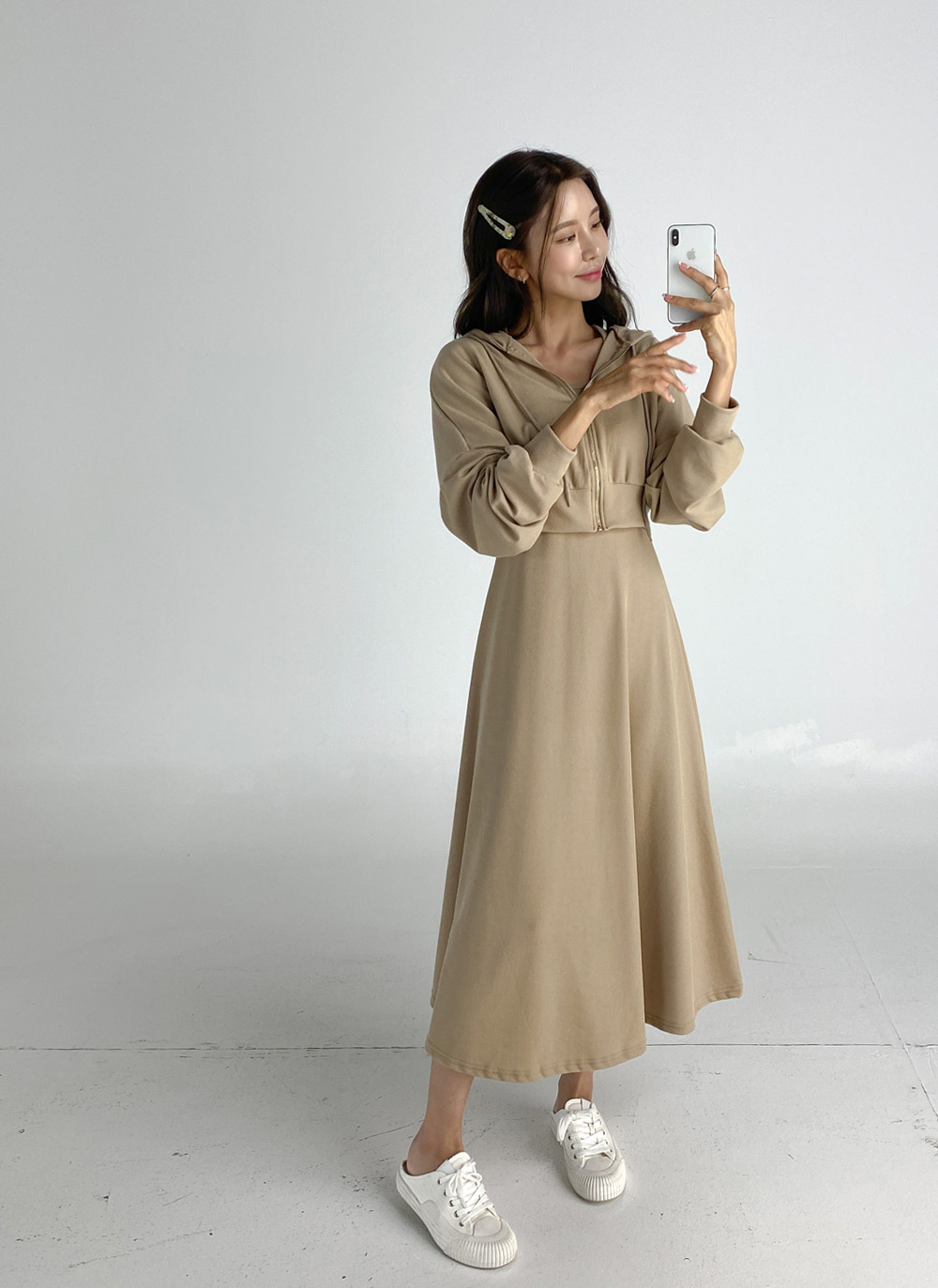 ストリング付パーカー&ワンピースSET | 詳細画像3