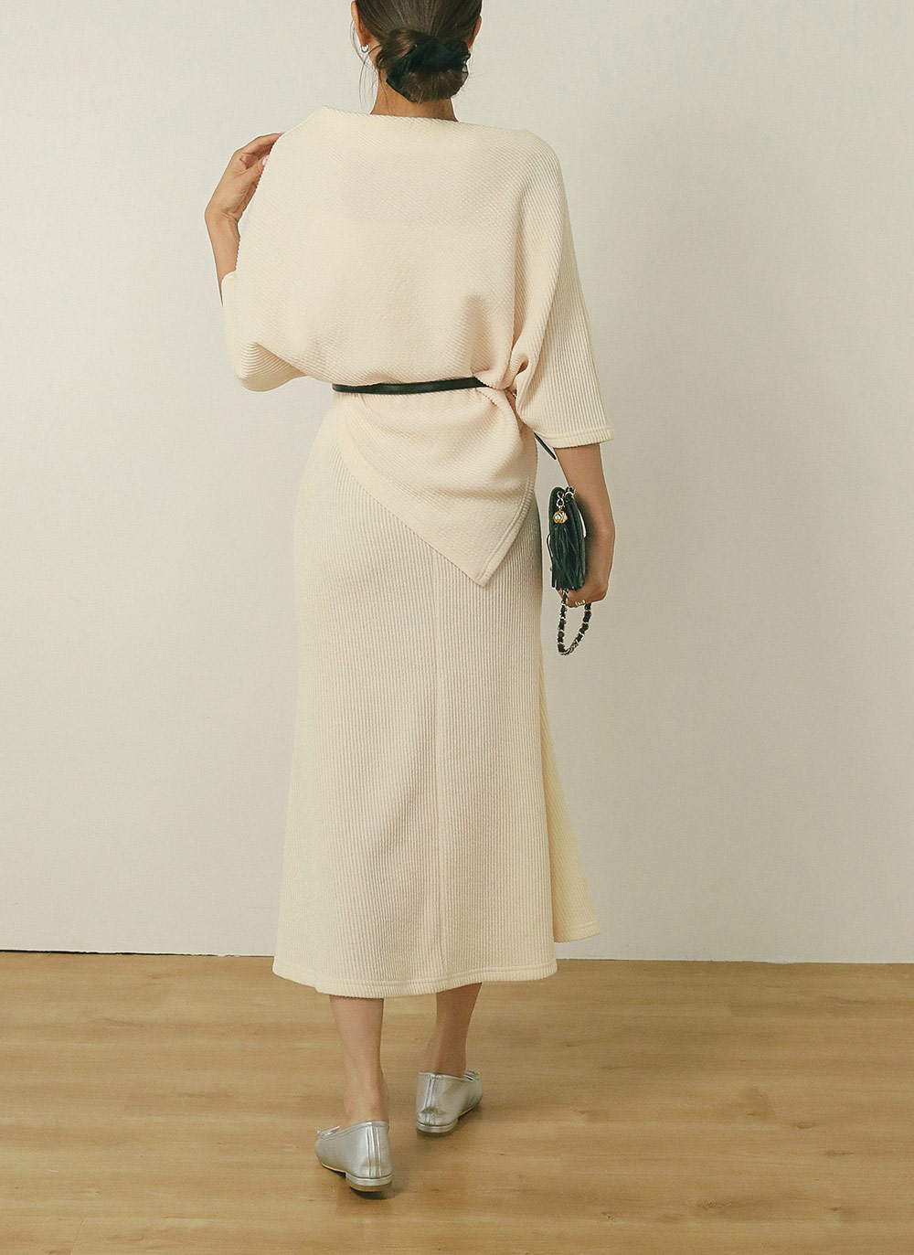 ベルト付ケープTシャツ&マーメイドスカートSET | 詳細画像9