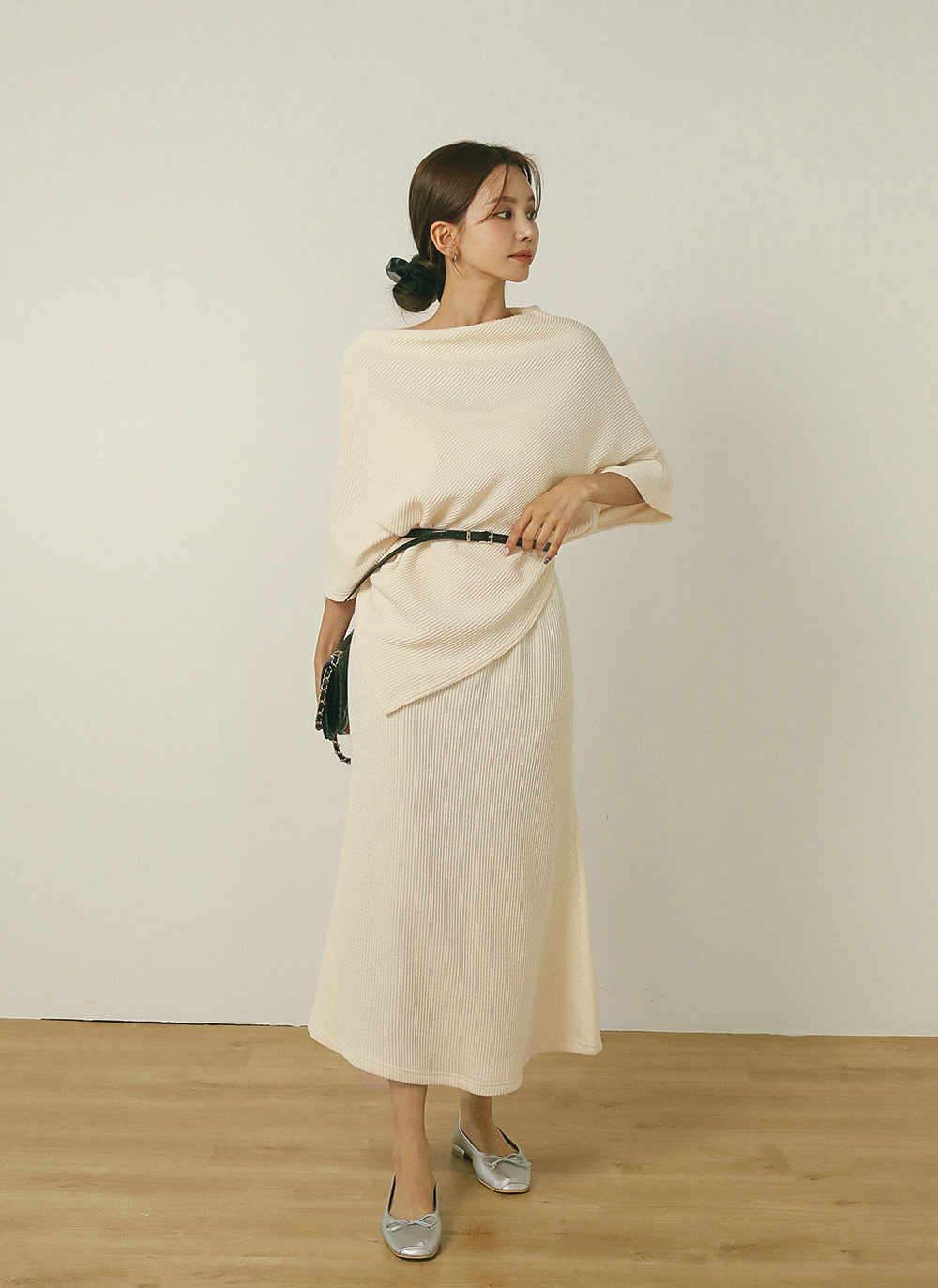ベルト付ケープTシャツ&マーメイドスカートSET | 詳細画像14
