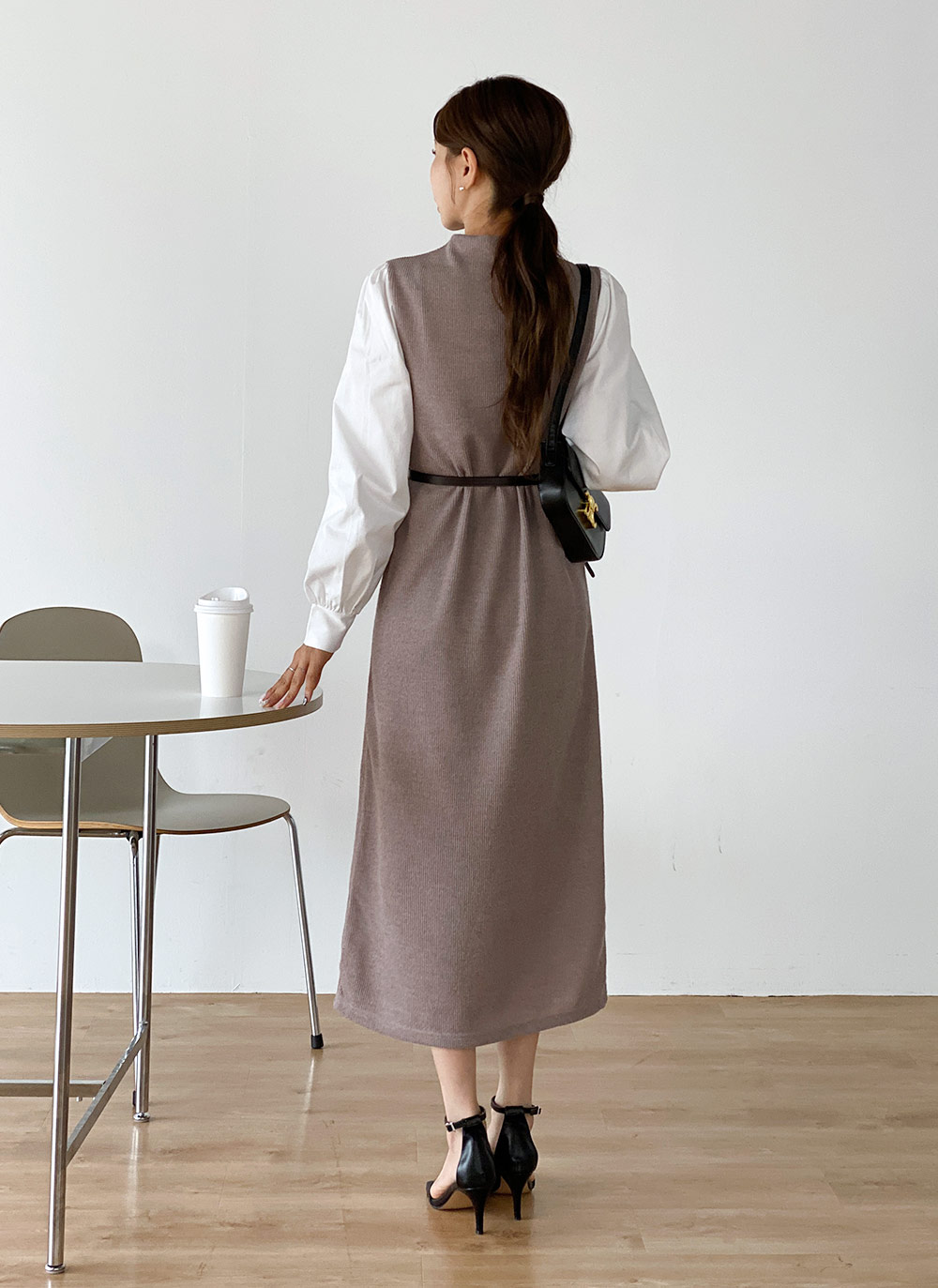 ベルト付ドッキングワンピース | 詳細画像6