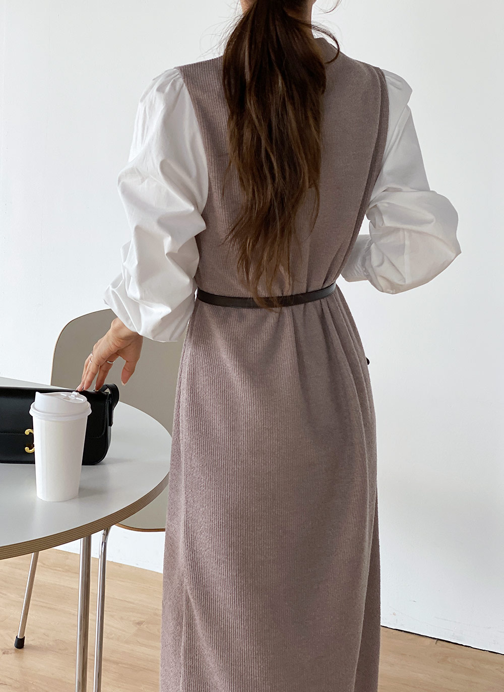 ベルト付ドッキングワンピース | 詳細画像7