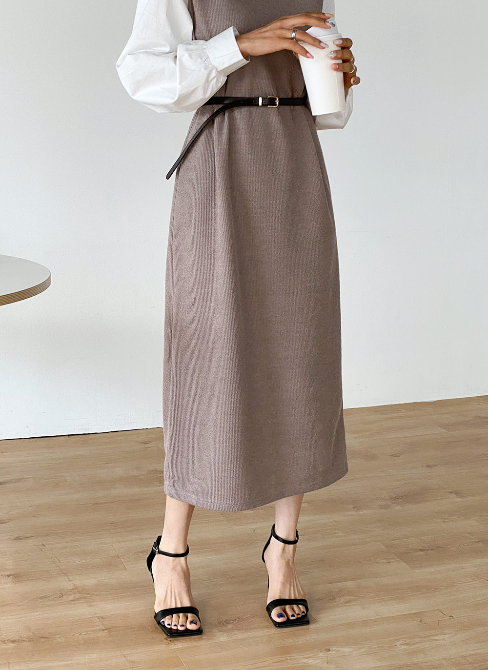 ベルト付ドッキングワンピース | 詳細画像8