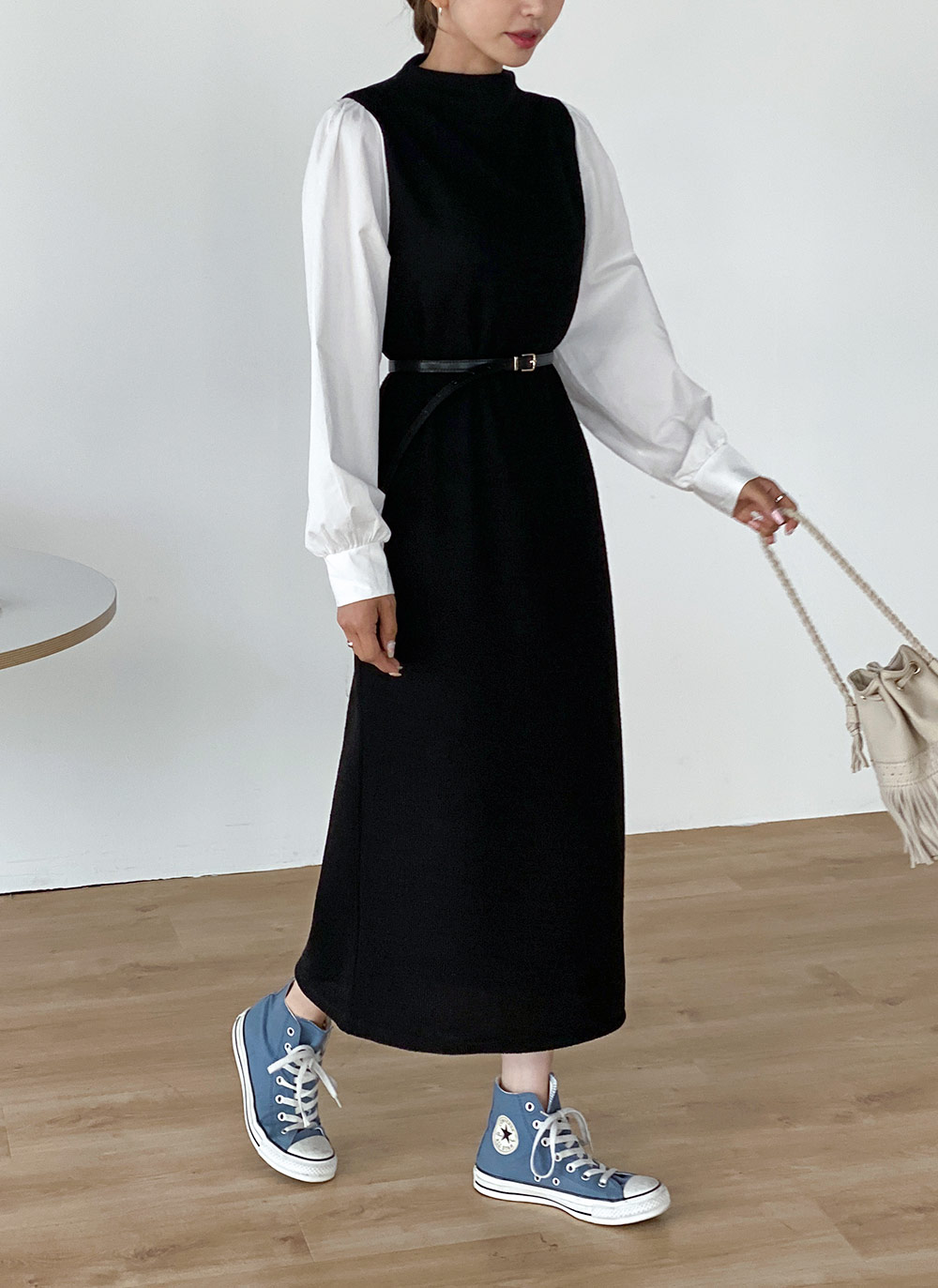 ベルト付ドッキングワンピース | 詳細画像11