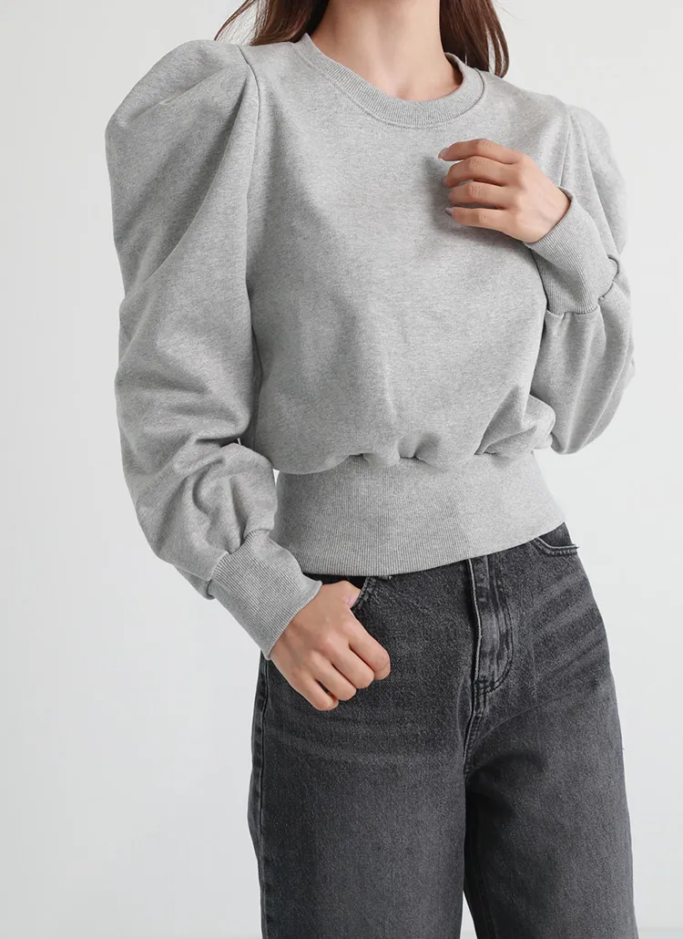 パワショルクロップドスウェット | 詳細画像1