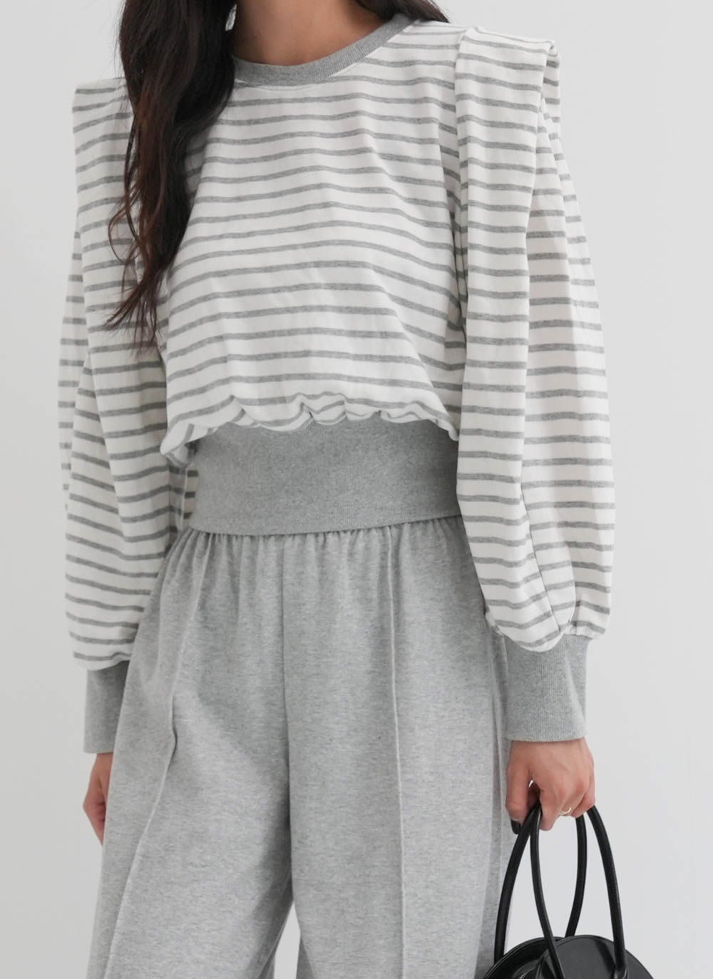 パワショルボーダースウェット&イージーパンツSET | 詳細画像4