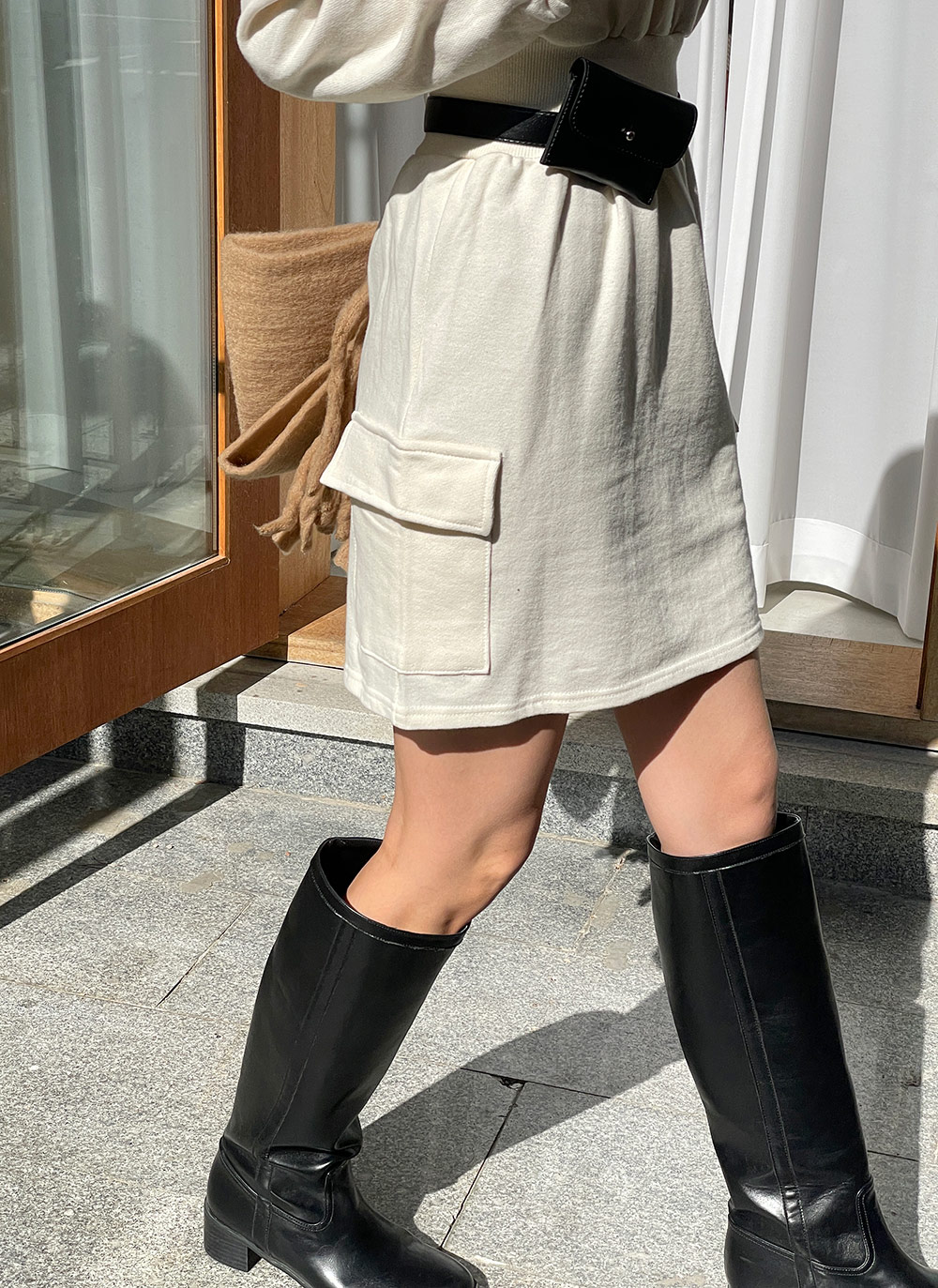 カーゴカラーミニスウェットワンピース | 詳細画像6