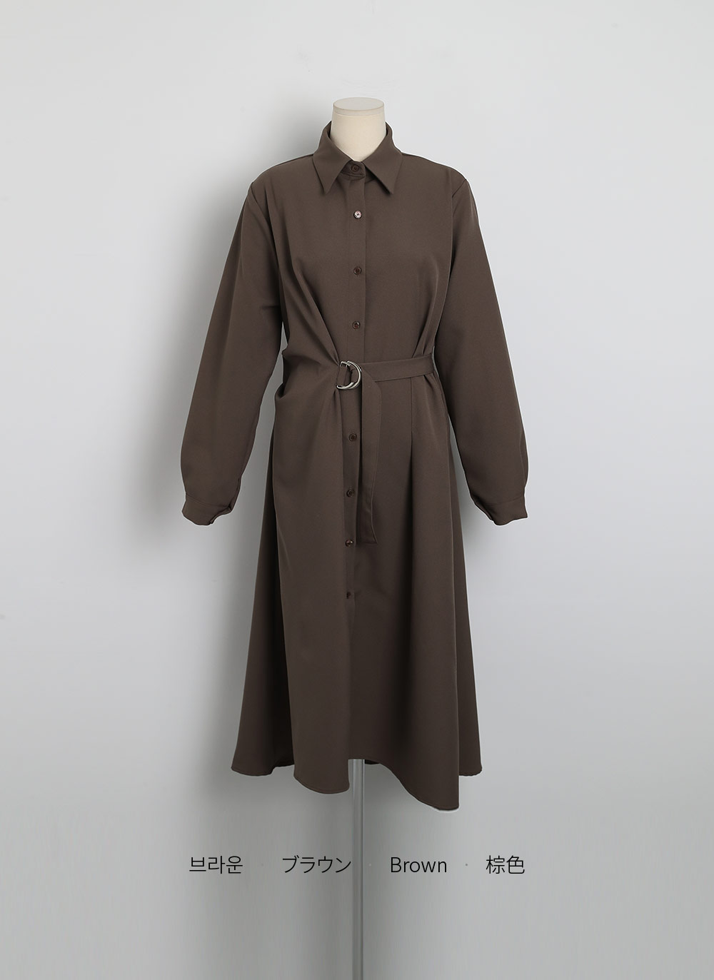 ベルトダーツシャツワンピース | 詳細画像17
