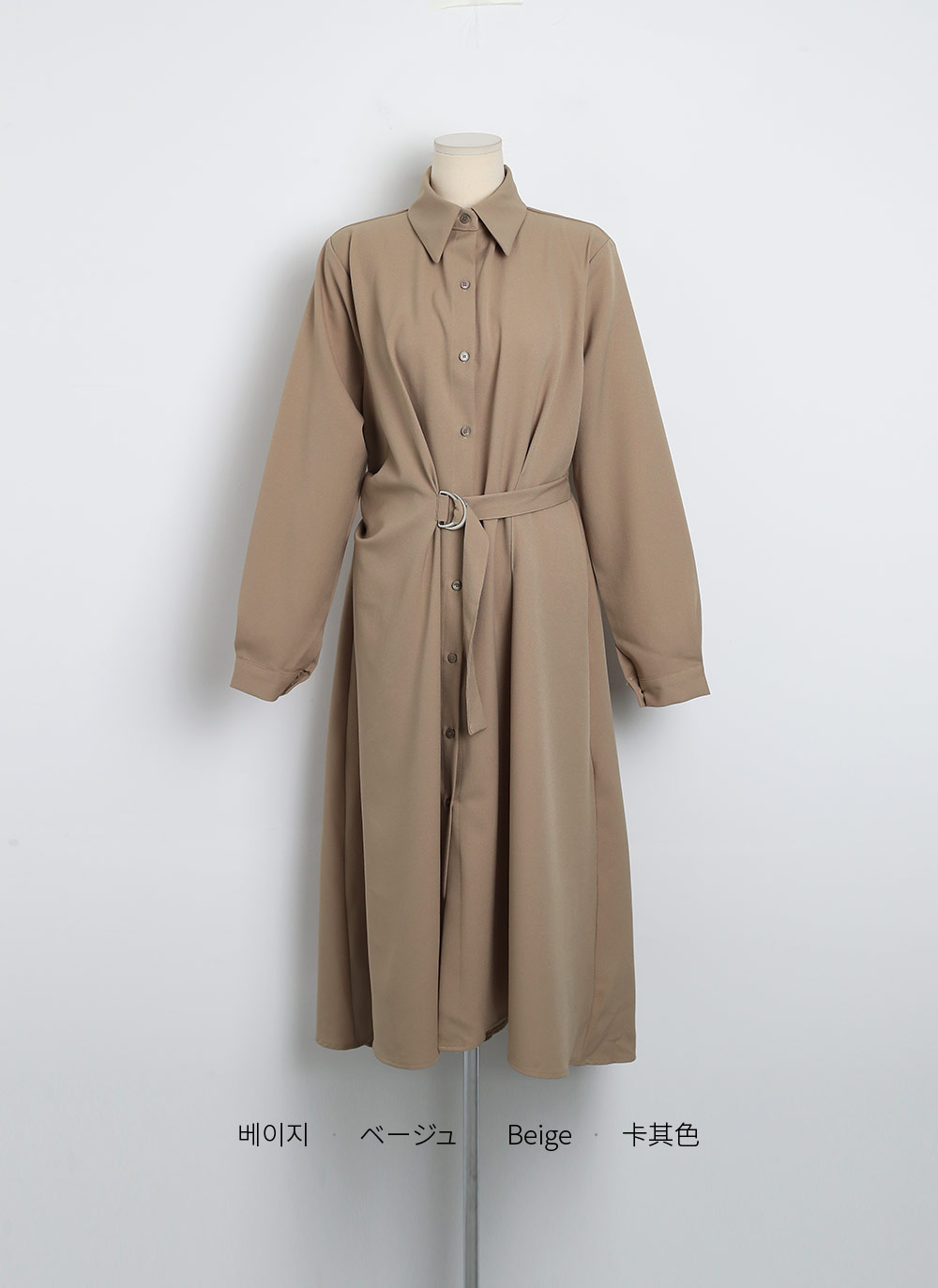 ベルトダーツシャツワンピース | 詳細画像19