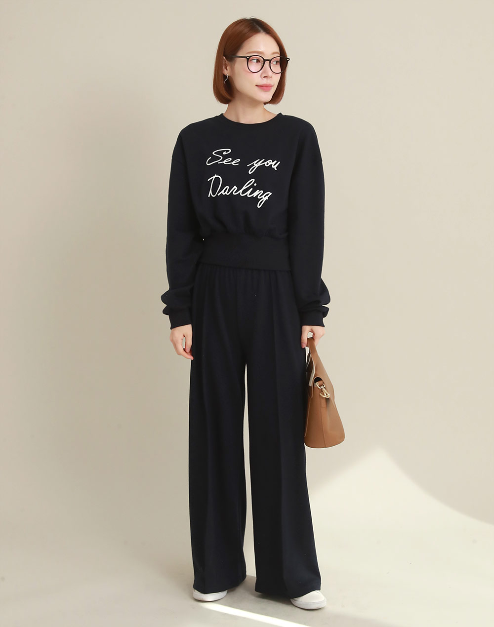 レタリングスウェット&センタープレスパンツSET | 詳細画像3