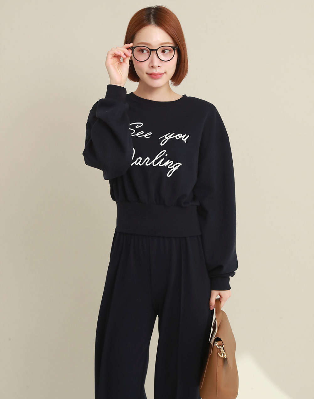 レタリングスウェット&センタープレスパンツSET | 詳細画像5