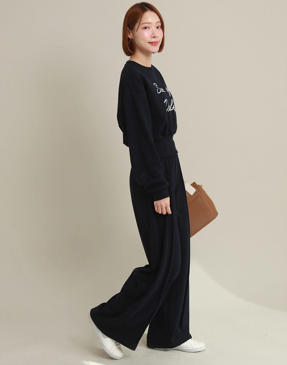 レタリングスウェット&センタープレスパンツSET | 詳細画像7