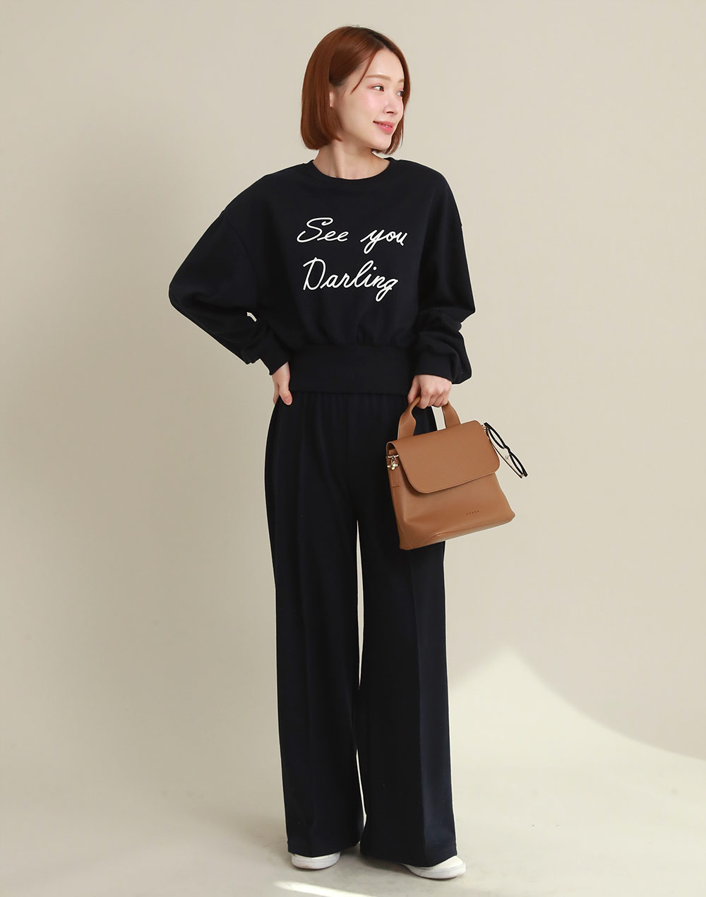 レタリングスウェット&センタープレスパンツSET | 詳細画像12