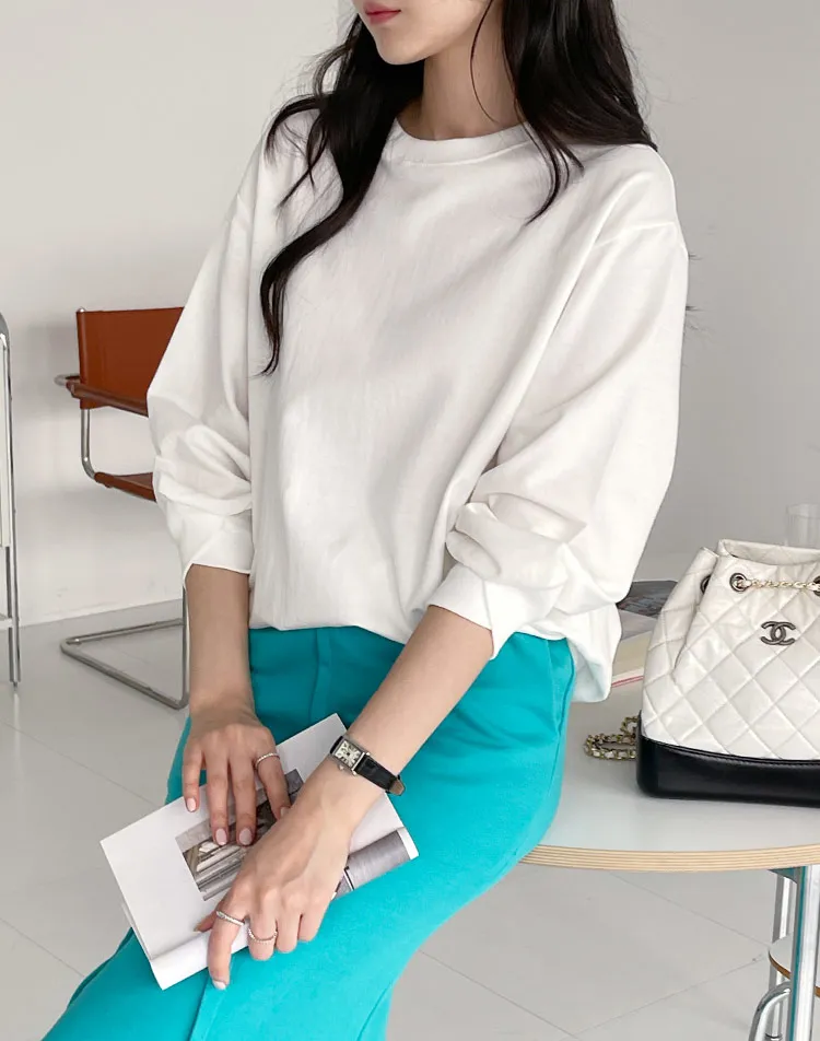 コットンクロススリーブスウェット | 詳細画像1