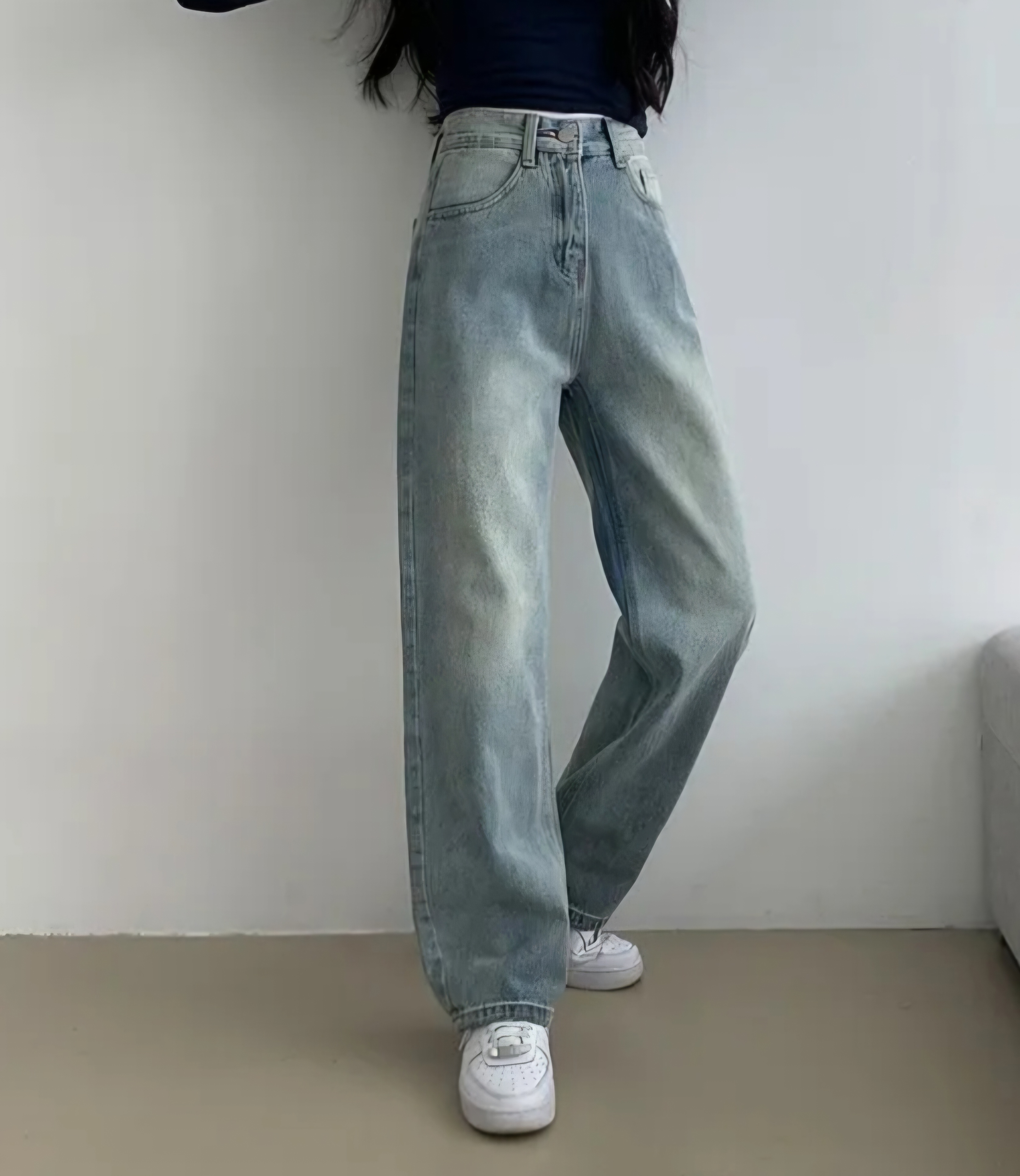 ハイウエストストレートデニムパンツ | 詳細画像4