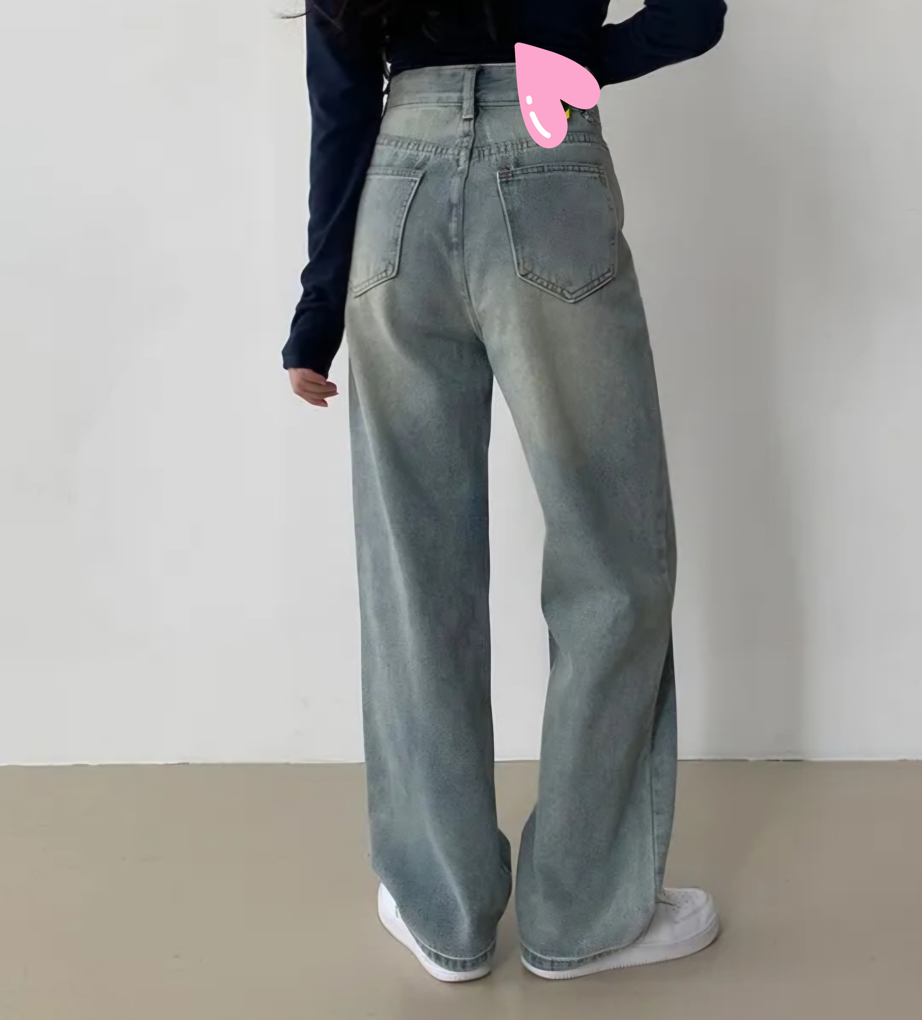 ハイウエストストレートデニムパンツ | 詳細画像6