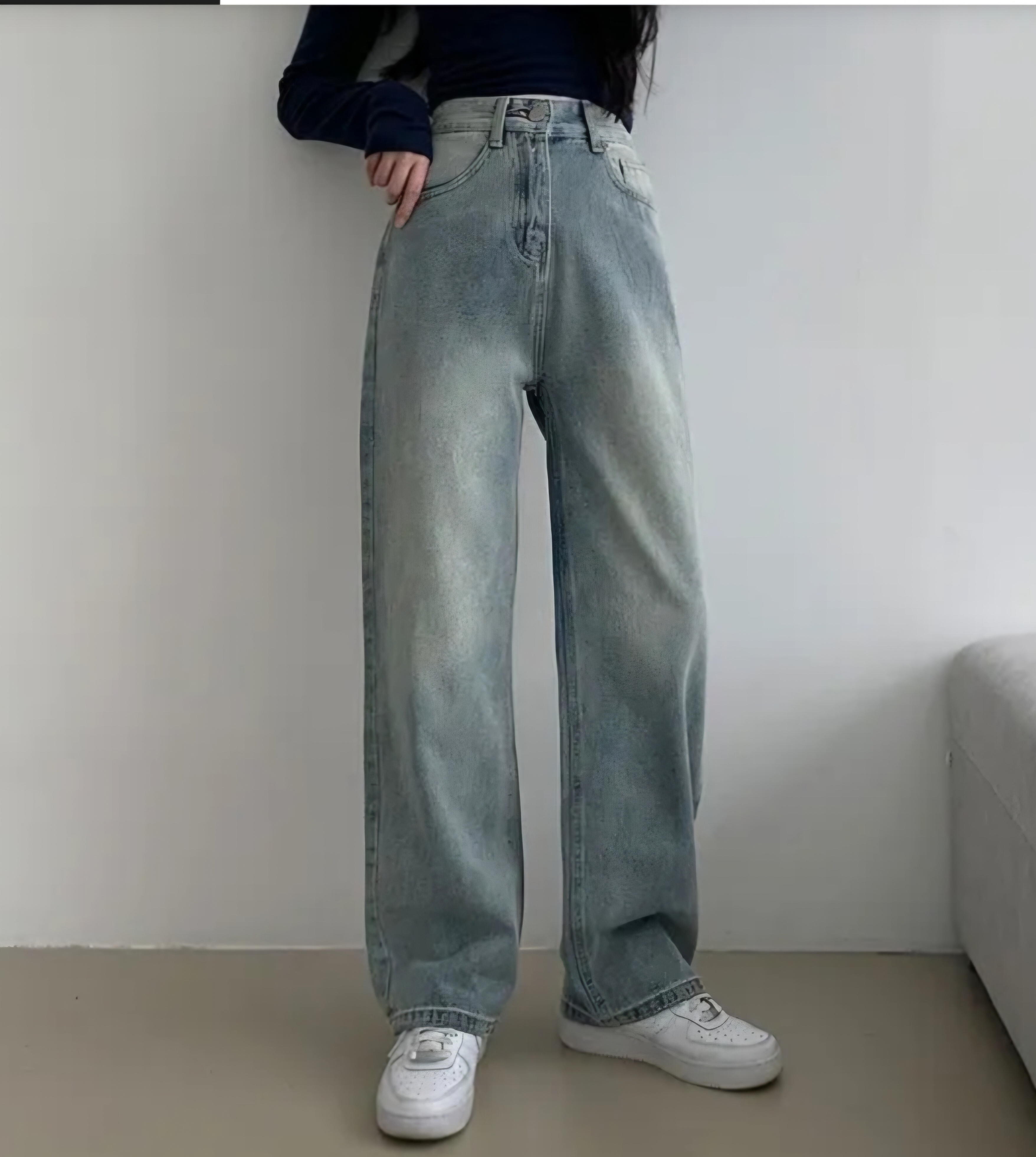ハイウエストストレートデニムパンツ | 詳細画像9