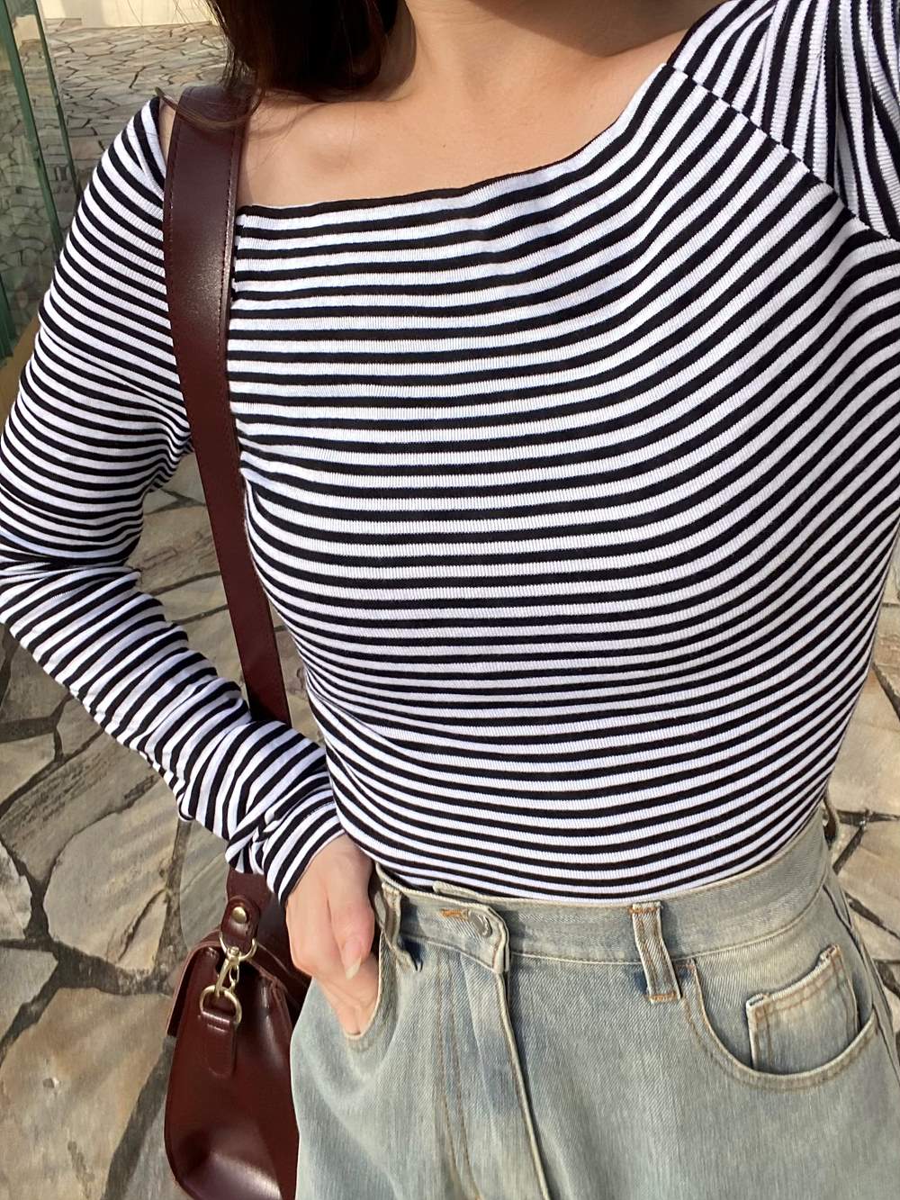 ボーダーオフショルTシャツ | 詳細画像9