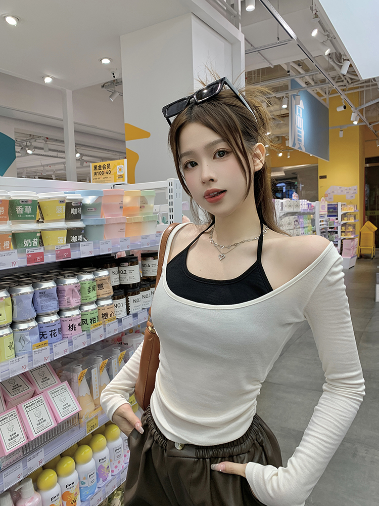 ホルターキャミソール&シャーリングTシャツSET | 詳細画像6