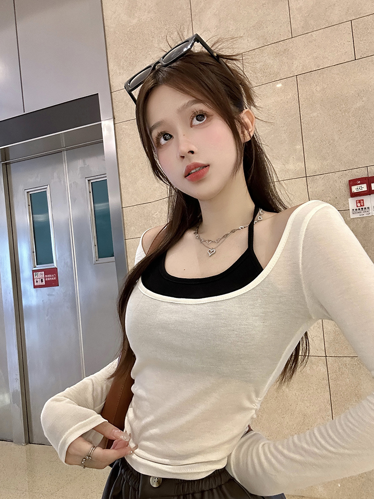 ホルターキャミソール&シャーリングTシャツSET | 詳細画像7