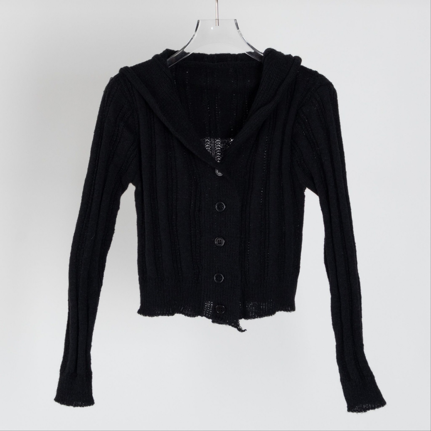 セーラーカラーシアークロップドカーディガン | 詳細画像14