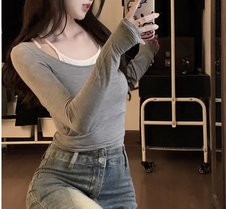 ホルターキャミソール&シャーリングTシャツSET | 詳細画像9