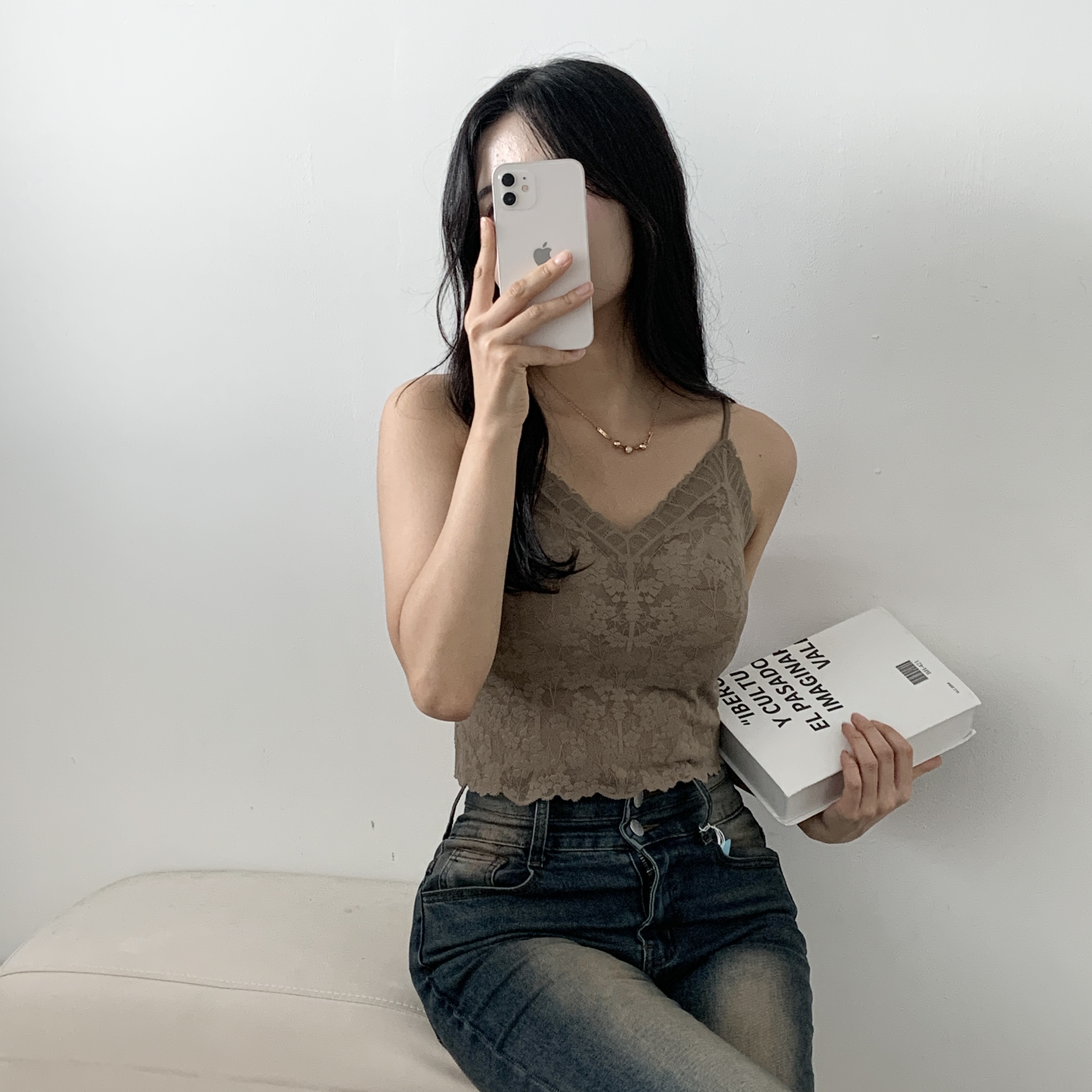 カップレースシームレスキャミソール | 詳細画像6