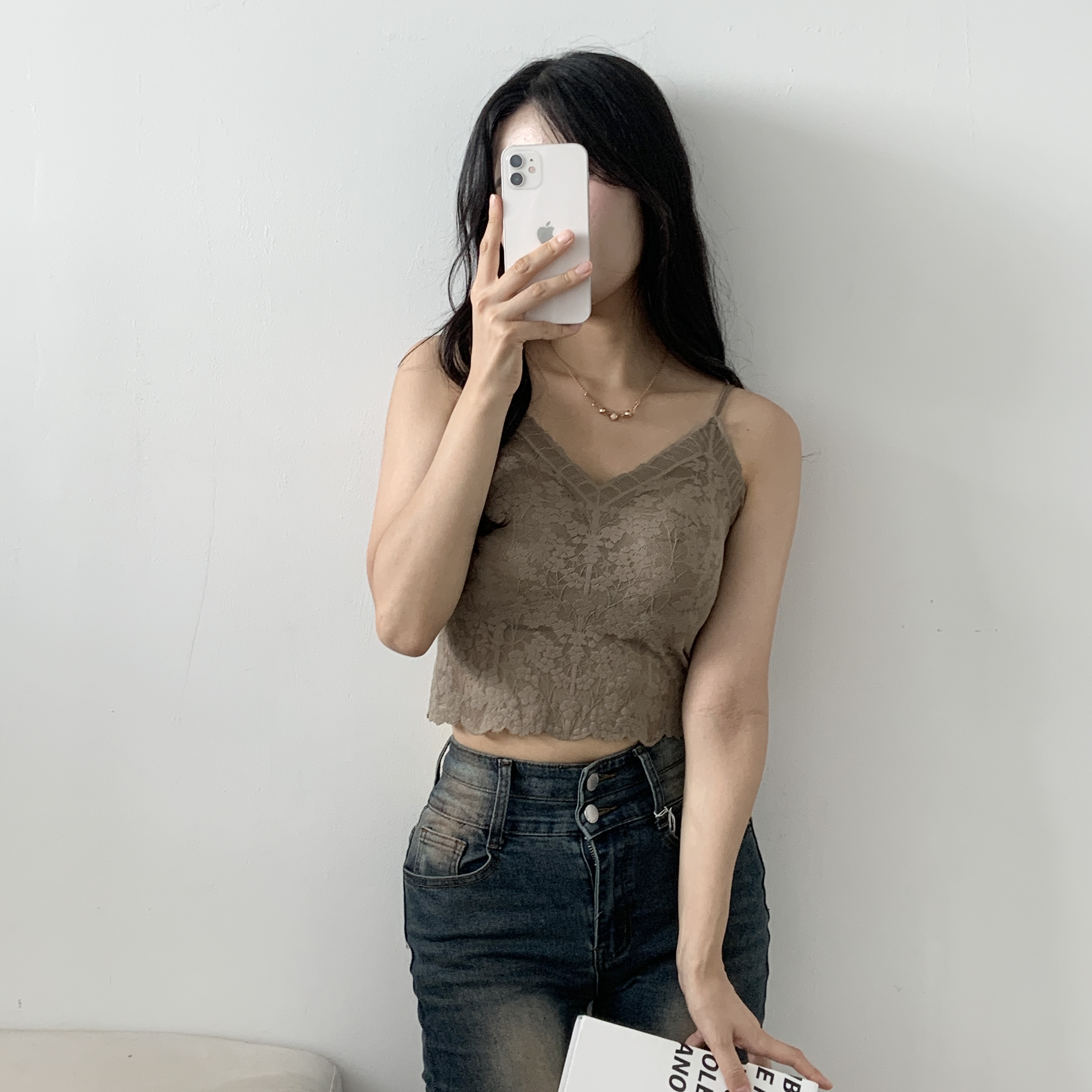 カップレースシームレスキャミソール | 詳細画像13