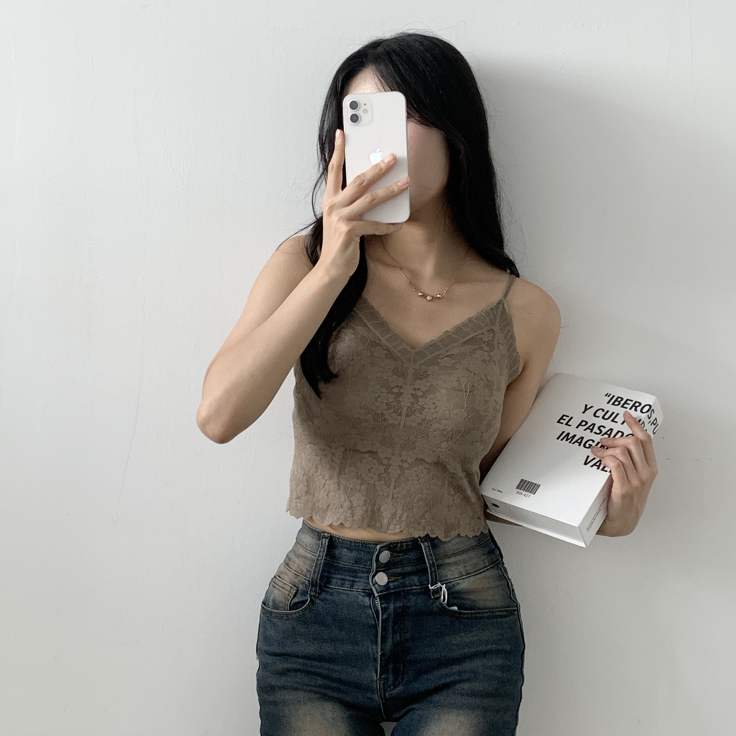 カップレースシームレスキャミソール | 詳細画像11