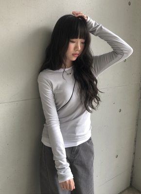 tシャツ テンセル ウール スモーク シアーロンT レディース テンセル ウール スモーク シアーロンT（Tシャツ/カットソー