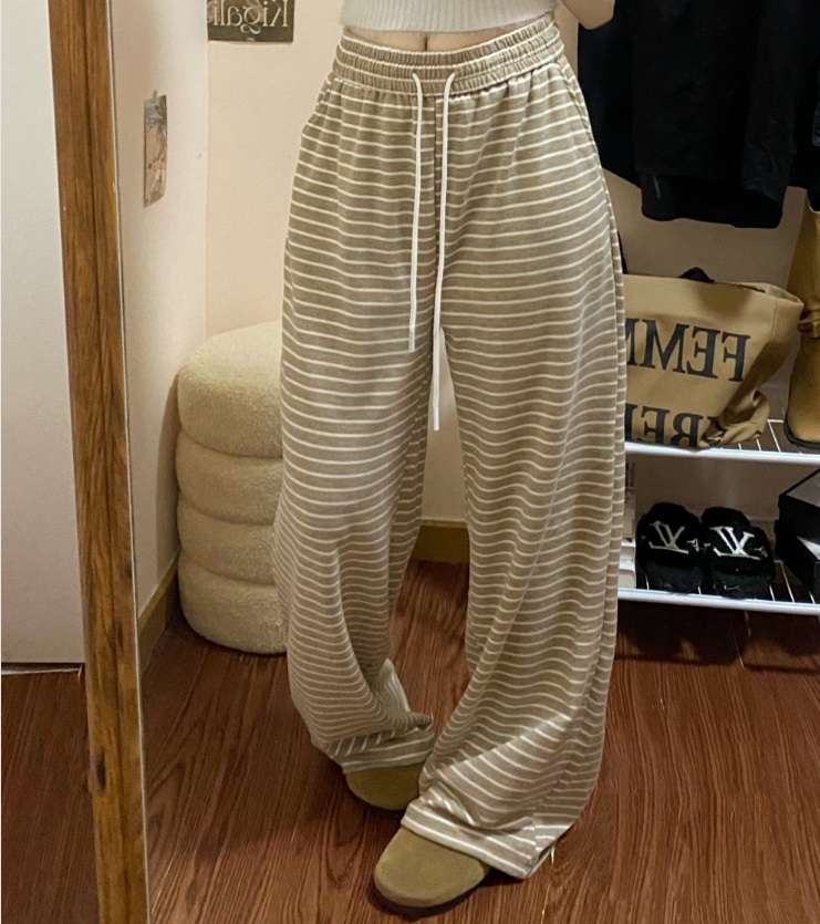 ドロストボーダースウェットワイドパンツ | レディース